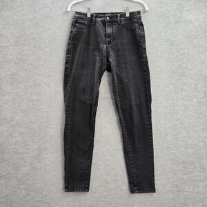 Curve Appeal Women Pants 6‎ 28 Gray Skinny Minimalist Jegging Jeans Pockets